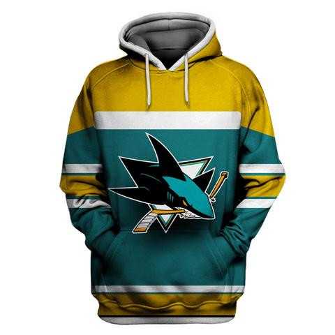 Sharks Green All Stitched Hooded Sweatshirt,We sell and wholesale Sharks Green All Stitched Hooded Sweatshirt on line form chian!